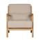 WOOOD WOOOD Mark Fauteuil - Chenille - Zand - 75x67x82