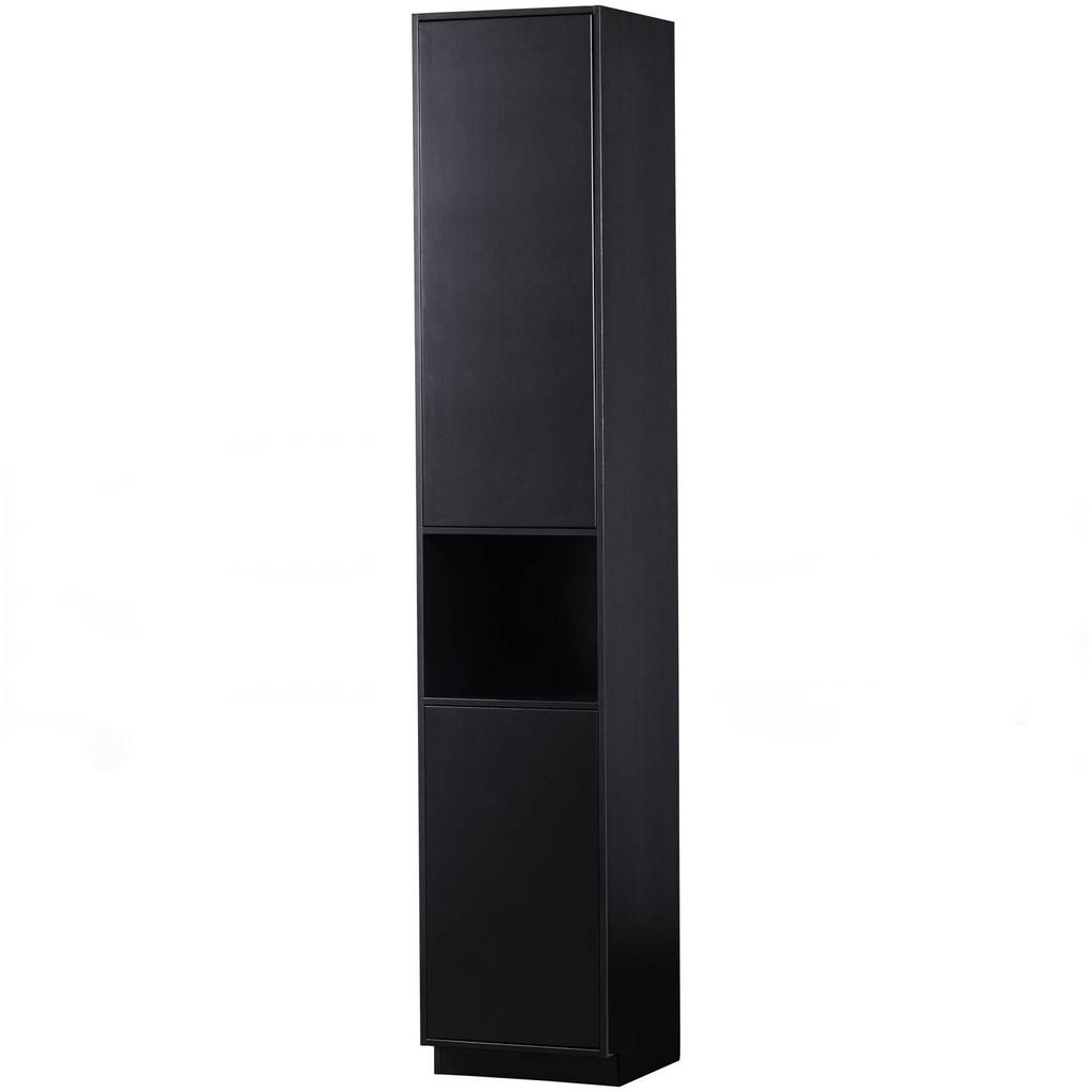 WOOOD WOOOD Finca Opbergkast - Zwart - 210x39,5x40
