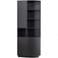 WOOOD Finca Opbergkast Rond Rechts - Zwart - 210x78x40