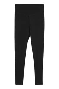Zwarte dames C&A sportlegging van polyester met slim fit, regular waist en elastische tailleband