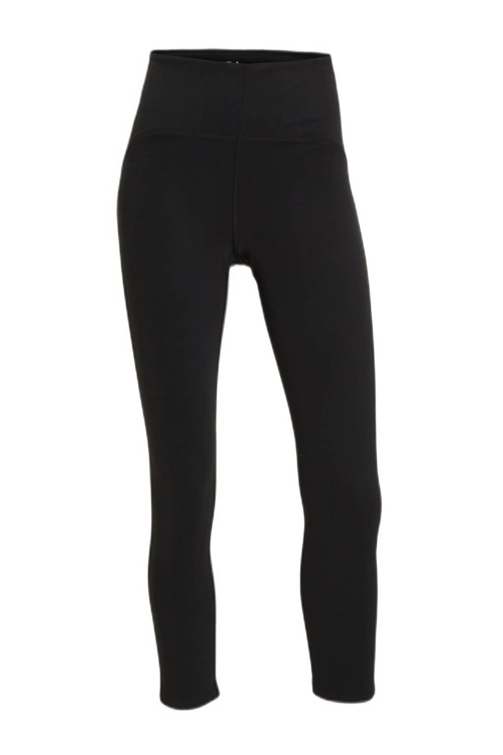 Zwarte dames C&A 7 8 sportlegging van nylon met slim fit, high waist en elastische tailleband