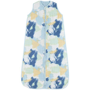 hydrofiele slaapzak tie-dye light blue