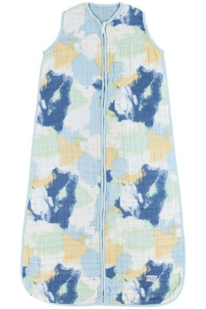 hydrofiele slaapzak tie-dye light blue