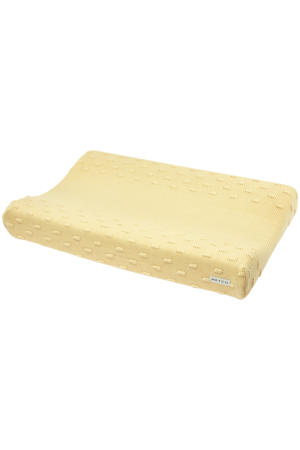 aankleedkussenhoes Knots Soft Yellow