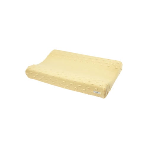 Meyco aankleedkussenhoes Knots Soft Yellow afbeelding
