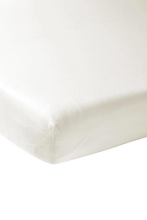 katoenen jersey wieg hoeslaken 50x90 offwhite