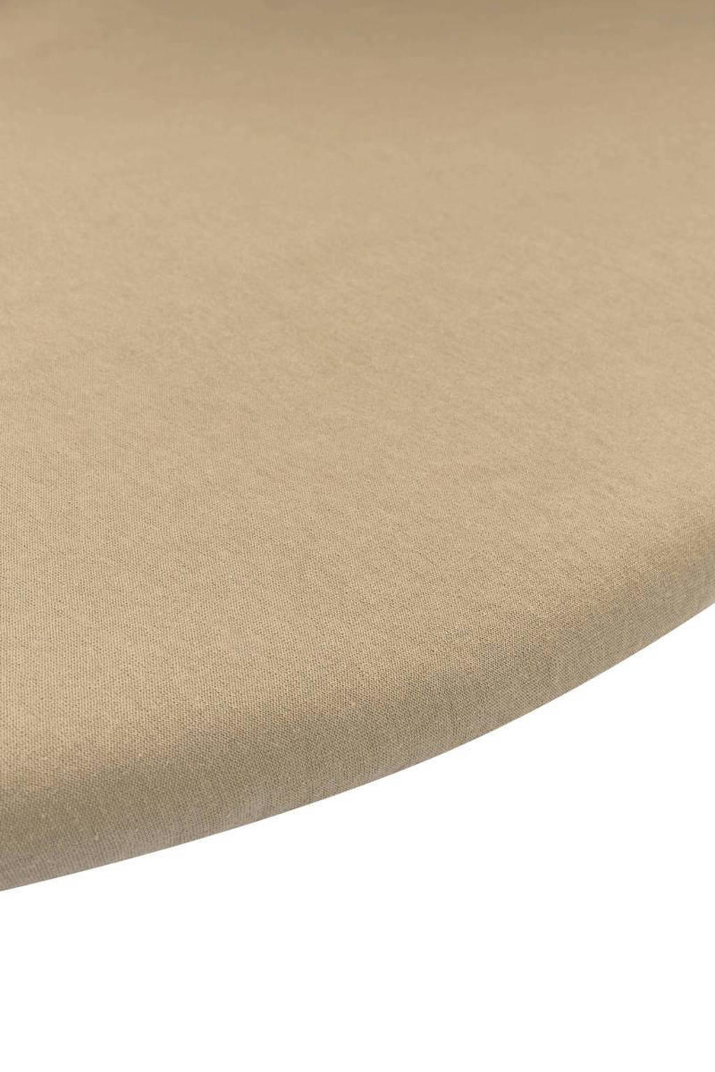 Meyco jersey hoeslaken boxmatras rond 90/95cm taupe