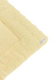 thumbnail: Meyco boxkleed Knots 77x97 cm soft yellow