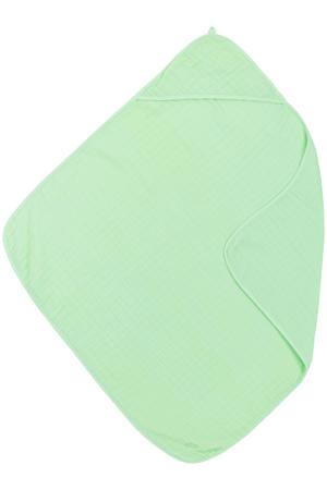 hydrofiele badcape uni soft mint