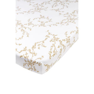 jersey hoeslaken boxmatras 75x95 Branches sand