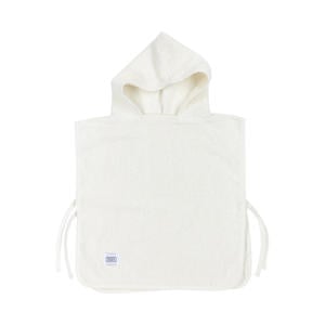 badponcho1-3 jaar Basic badstof offwhite
