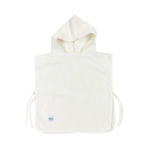 badponcho1-3 jaar Basic badstof offwhite
