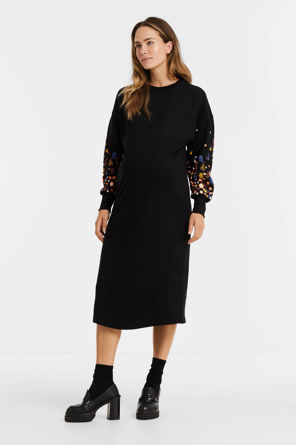 ONLY MATERNITY wijdvallende zwangerschapsjurk OLMBROOKE zwart