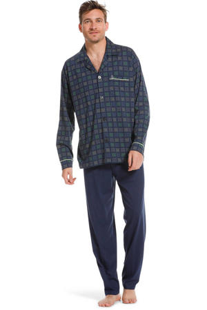 pyjama donkerblauw/groen