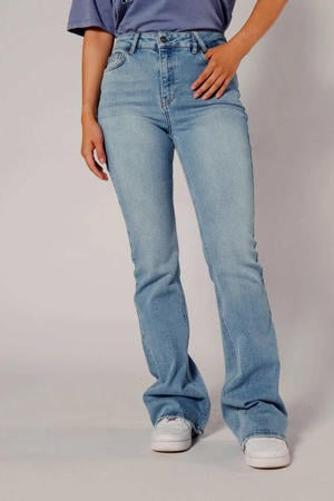 high waist flared jeans Peggy light denim
