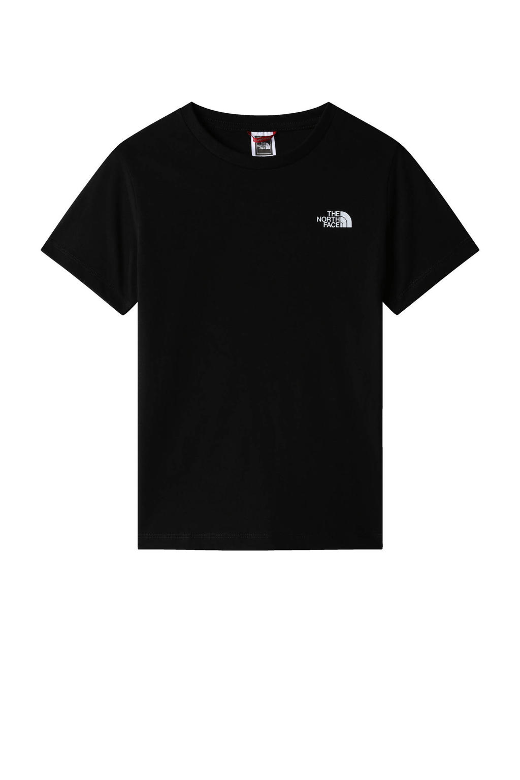 The North Face T-shirt met logo zwart
