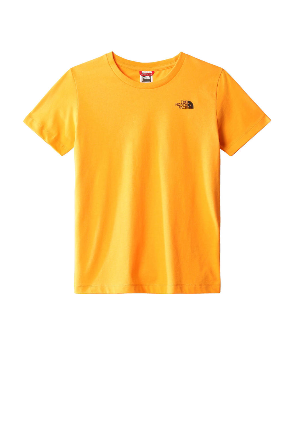 The North Face T-shirt met logo oranje