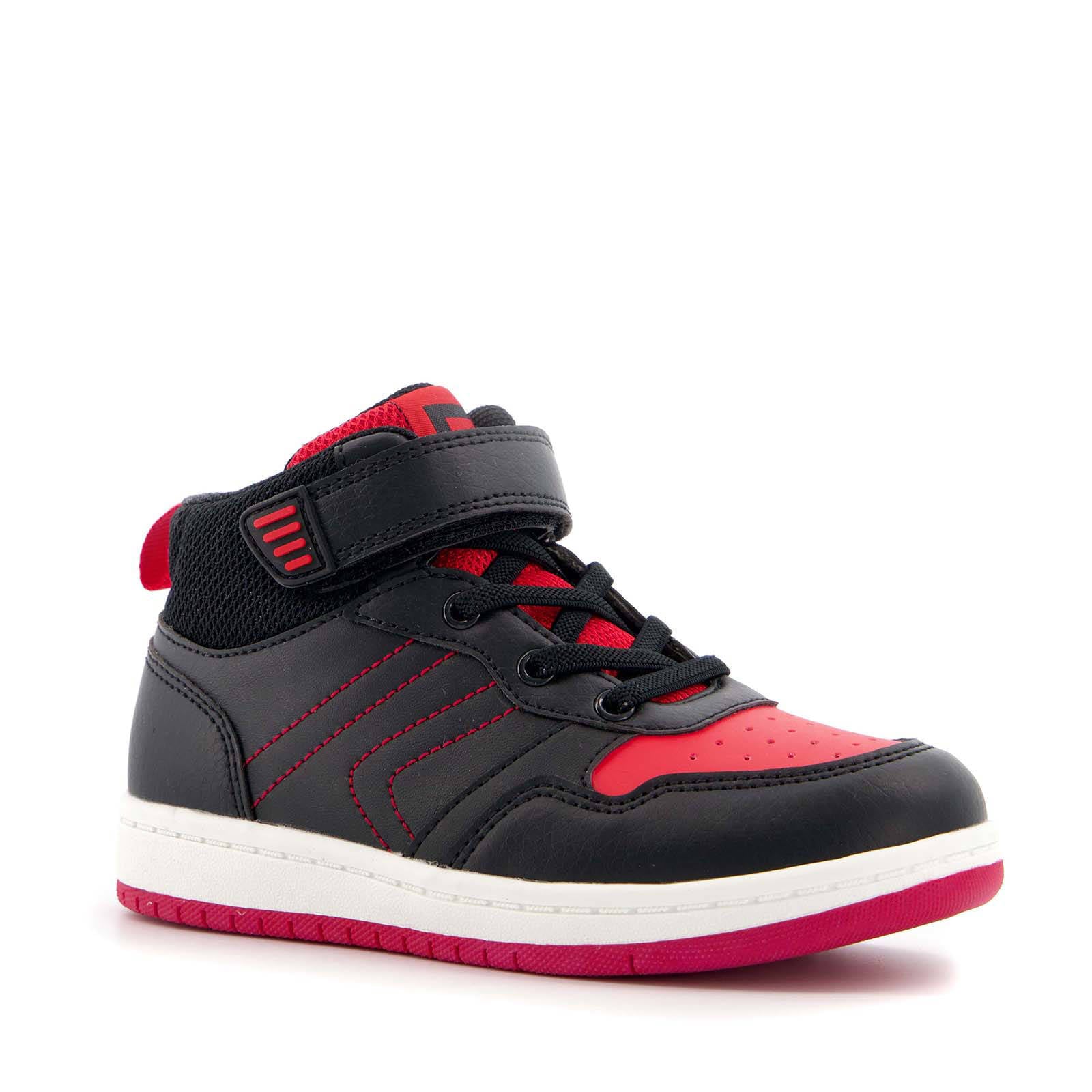 Scapino hoge sneakers zwart/rood | wehkamp