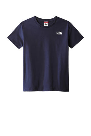 T-shirt met logo donkerblauw