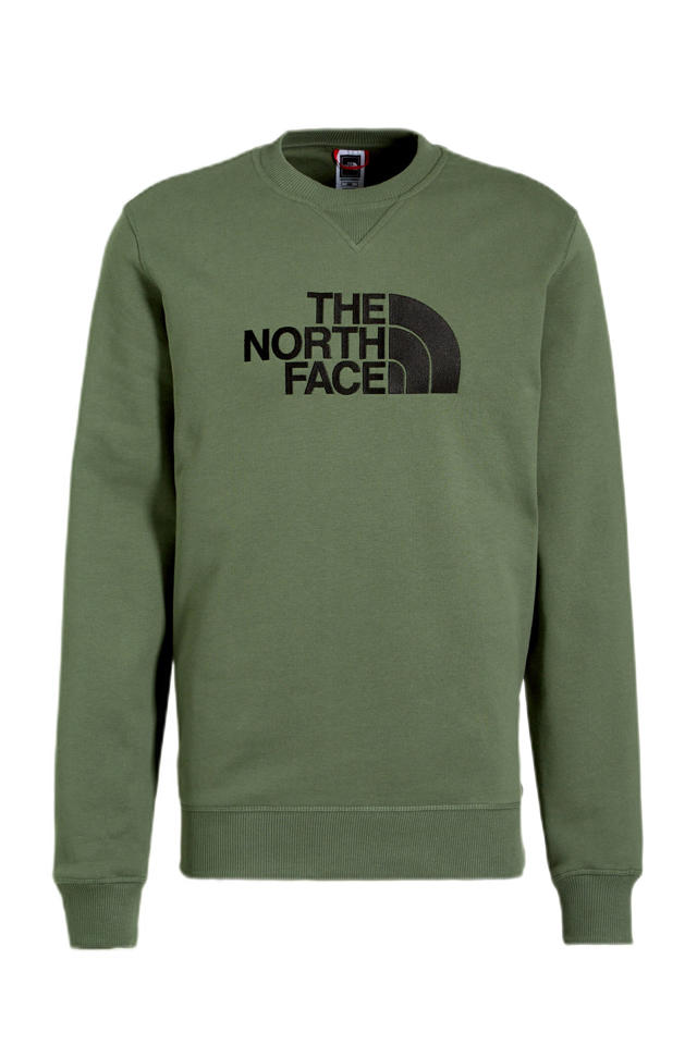 gelijkheid kunstmest Helder op The North Face sweater Drew Peak olijfgroen | wehkamp