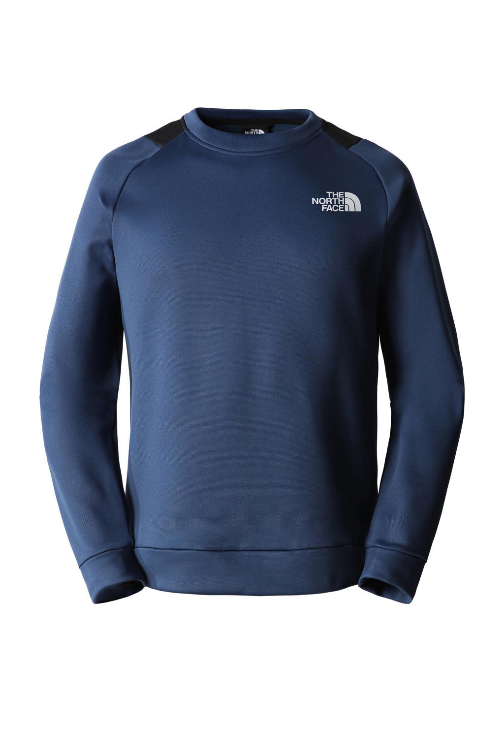 The North Face sweater met logo blauw