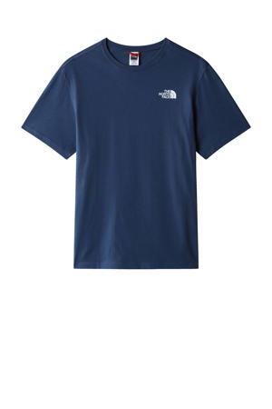 regular fit T-shirt Redbox met printopdruk donkerblauw