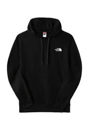 thumbnail: Zwarte heren The North Face hoodie van katoen met logo dessin, lange mouwen, capuchon en elastische boord
