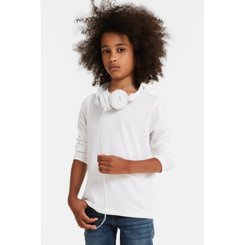 anytime longsleeve T-shirt wit afbeelding