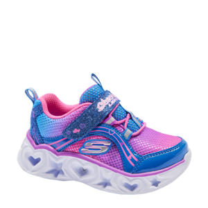  sneakers met lichtjes roze/blauw