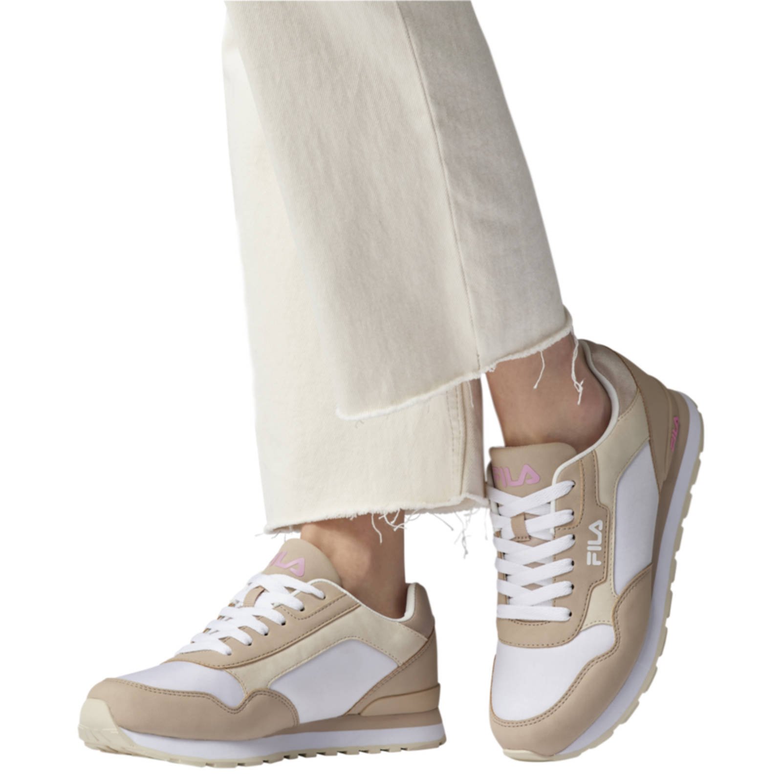 Fila sneakers beige wit kopen Morgen in huis wehkamp