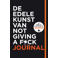 De edele kunst van not giving a f*ck journal - Mark Manson