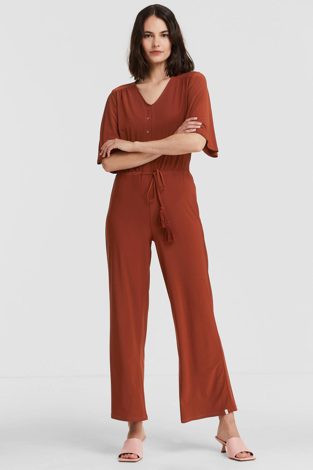 Didi jumpsuit Evi rood kopen? in huis wehkamp