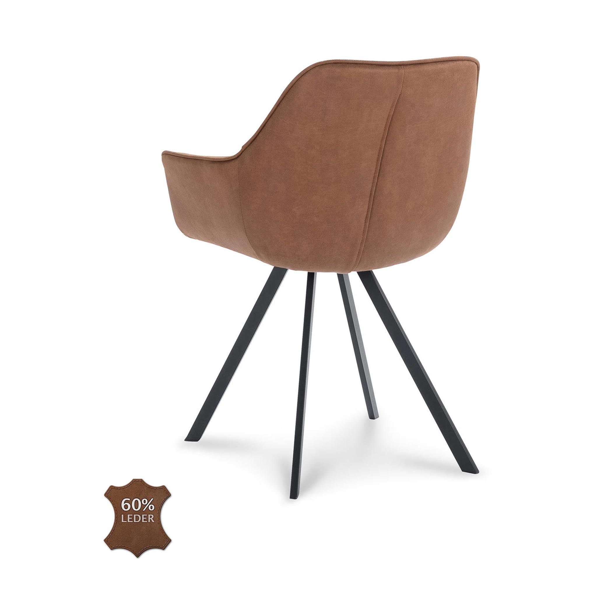 Wehkamp Home eetkamerstoel Jade (set van 2) - Afbeelding 3