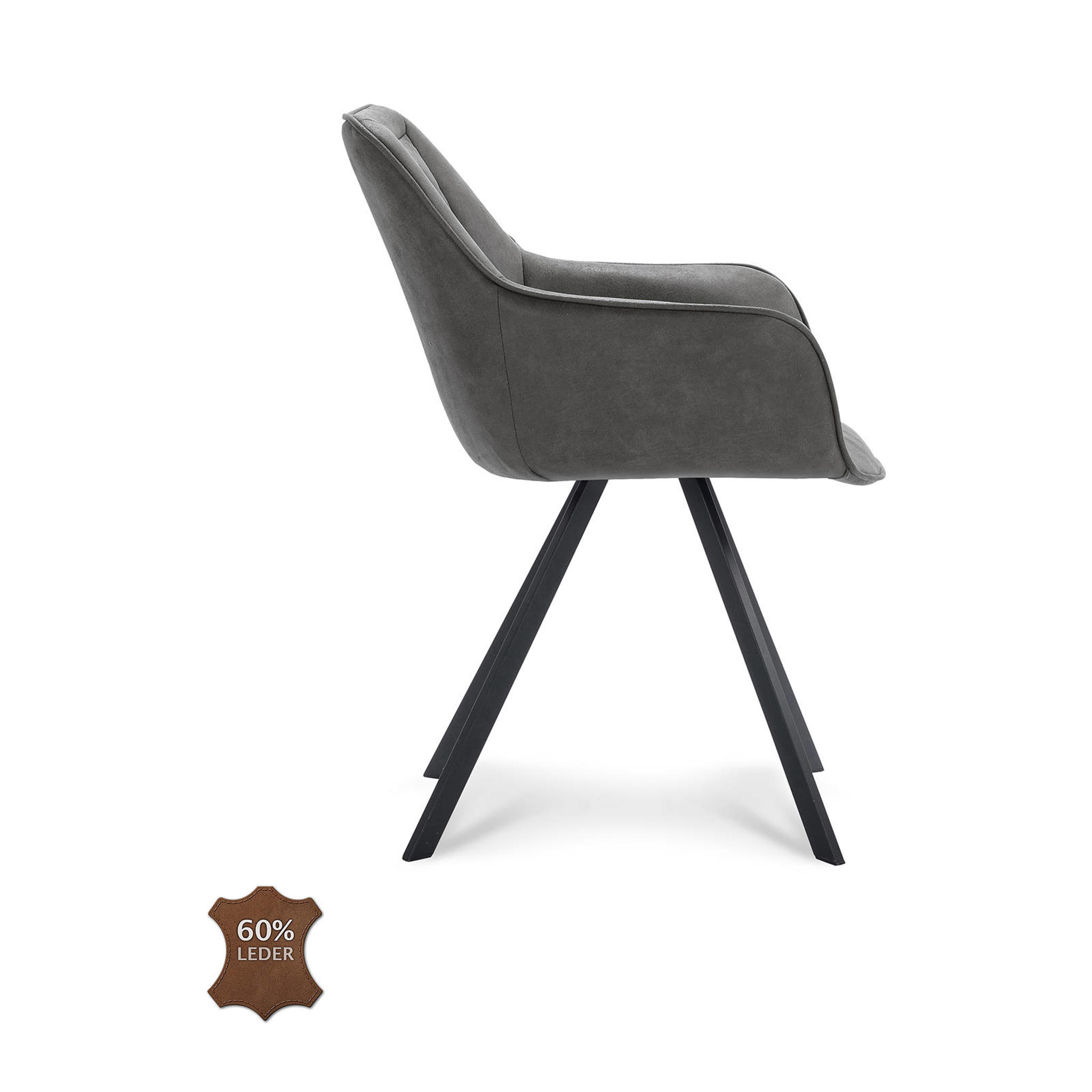 Wehkamp Home eetkamerstoel Jade (set van 2) - Afbeelding 4