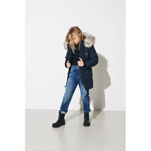 KIDS ONLY GIRL winterjas KOGIRIS donkerblauw afbeelding