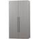 WOOOD Rens Kledingkast 2-Deurs - Noten/Grijs - 210x110x58