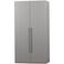 WOOOD WOOOD Rens Kledingkast 2-Deurs - Noten/Grijs - 210x110x58