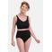 Bamboo Basics high waist maxislip Amy met bamboe (set van 2) zwart