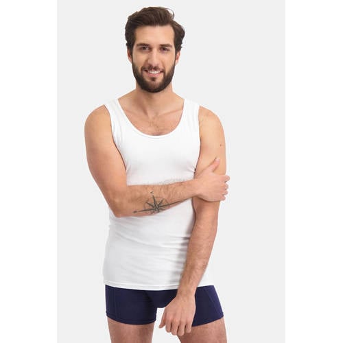 Bamboo Basics hemd Stef met bamboe (set van 2) wit afbeelding