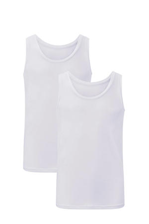 hemd Stef met bamboe (set van 2) wit