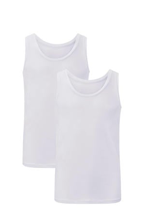 hemd Stef met bamboe (set van 2) wit