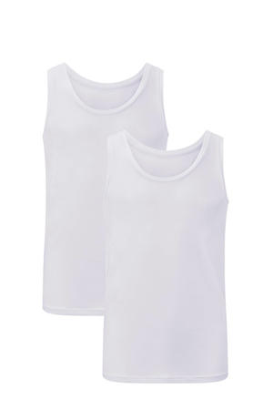 hemd Stef met bamboe (set van 2) wit
