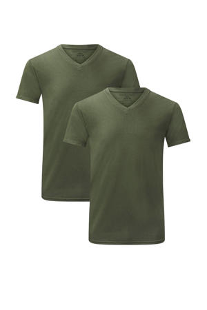 ondershirt Velo met bamboe (set van 2) donkergroen