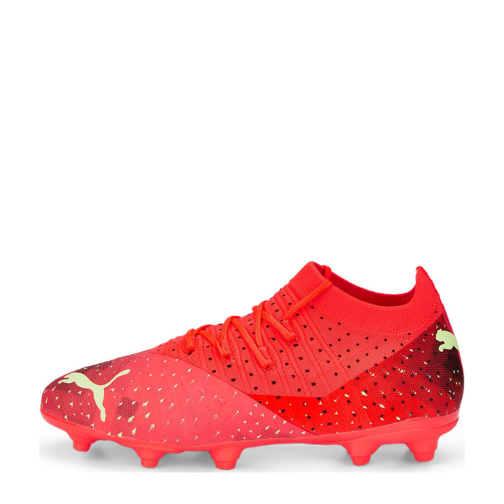 Puma Future 3.4 FG/AG Sr. voetbalschoenen rood/lichtgeel