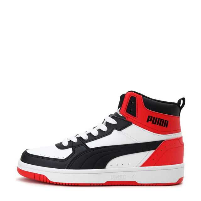 Uitvoeren Meetbaar pijnlijk Puma Rebound JOY sneakers wit/zwart/rood | wehkamp