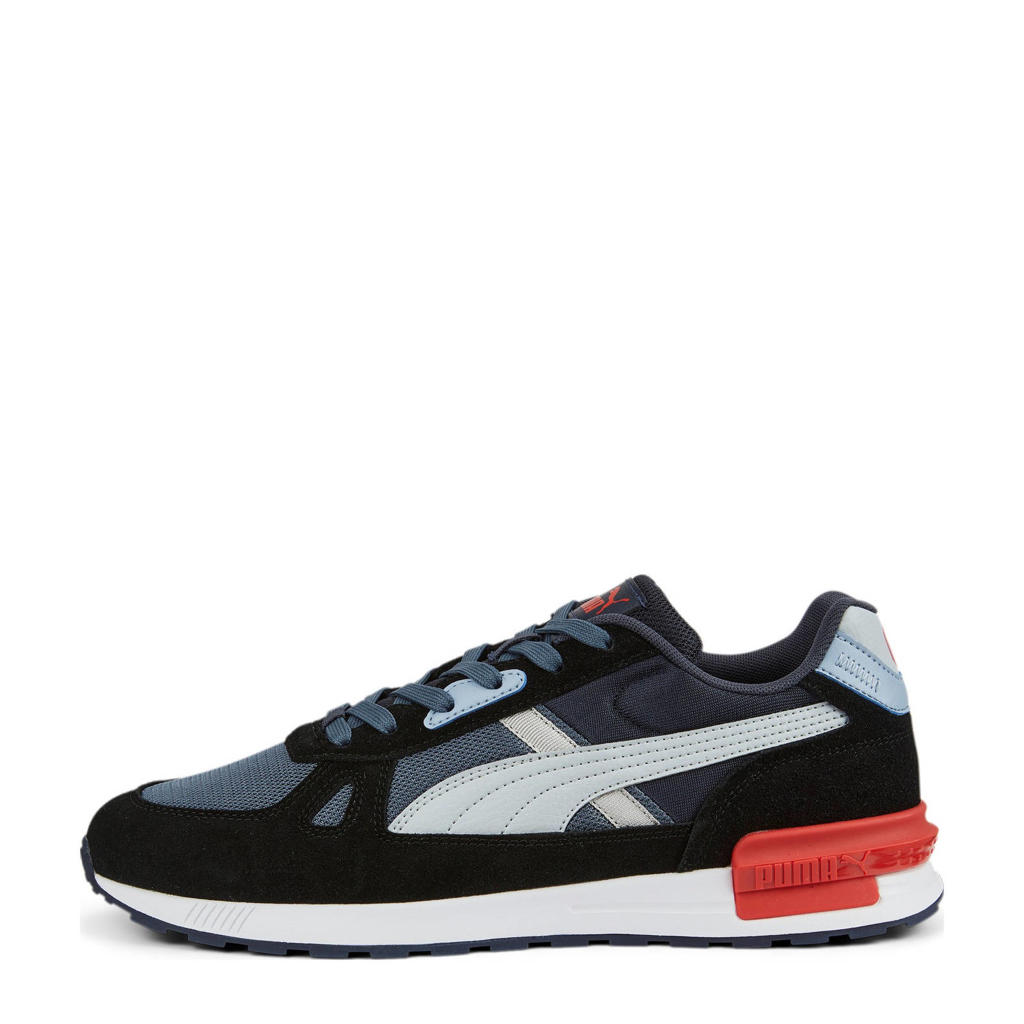 Puma Graviton Pro sneakers zwart/wit/grijsblauw/rood