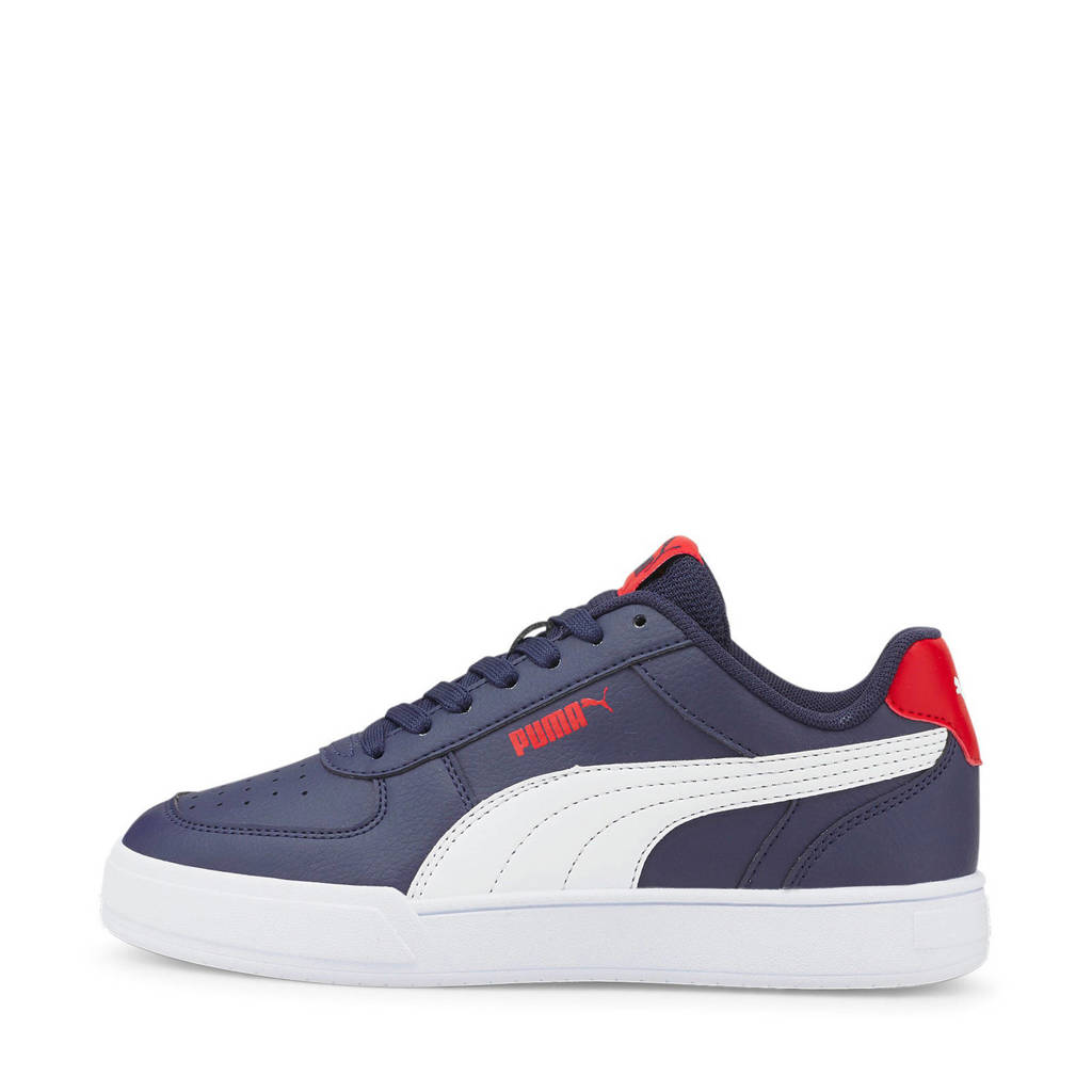 Puma Caven Jr  sneakers donkerblauw/wit/rood