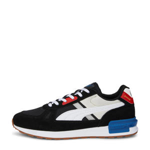 Graviton Pro sneakers zwart/wit/rood/kobaltblauw