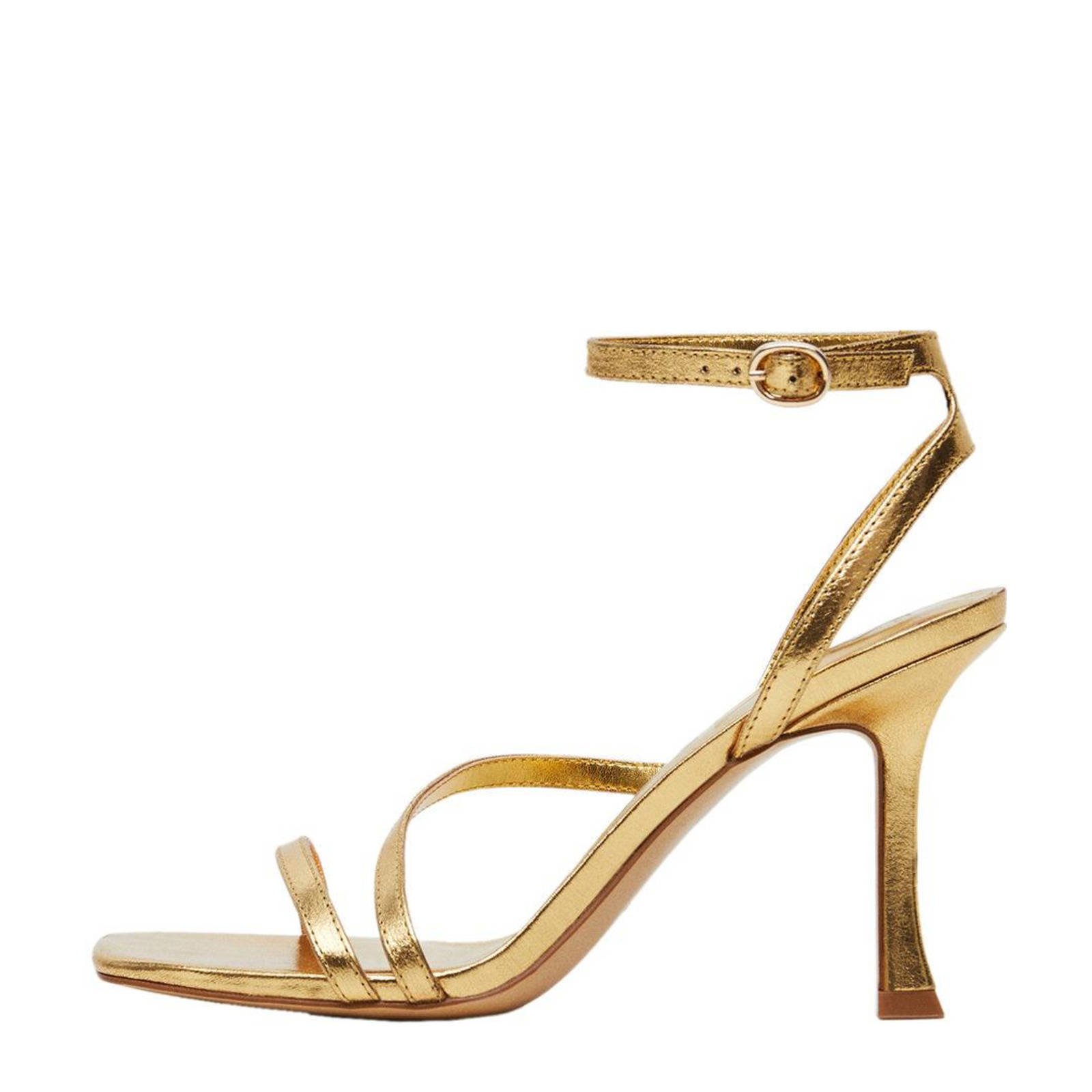 Mango sandalettes goud | wehkamp