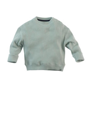 ribgebreide sweater Okki groen